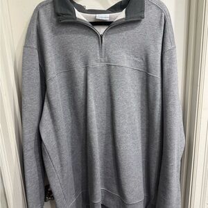 Columbia Gray Zip Up Sweater with Relaxed Fit